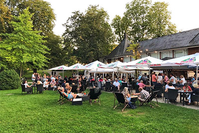 Weinbrunnen im Kurpark Bad Krozingen